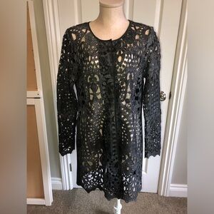 Picadilly lace cutout jacket